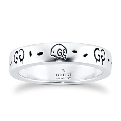 gucci ghost ring 4mm|Gucci ghost ring cheap.